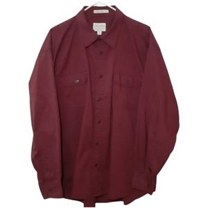 CABELA'S SOFT CANVAS TRAIL BUTTON DOWN LONG SLEEVE SHIRT MEN'S 2XL